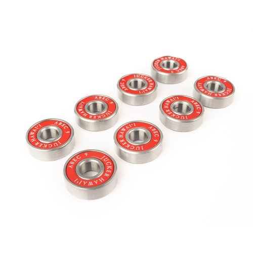 JUCKER HAWAII Longboard Bearings ABEC 9 Red